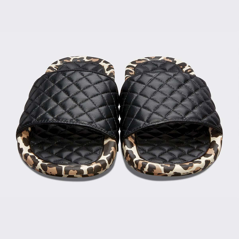 Men's Lusso Slide Black / Leopard view 5