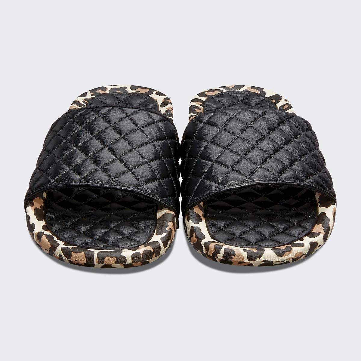 Women's Lusso Slide Black / Leopard view 4
