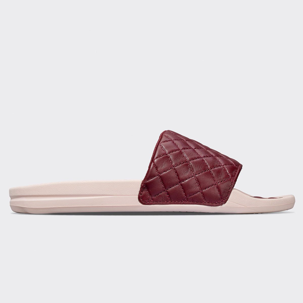 Men's Lusso Slide Burgundy / Creme view 2