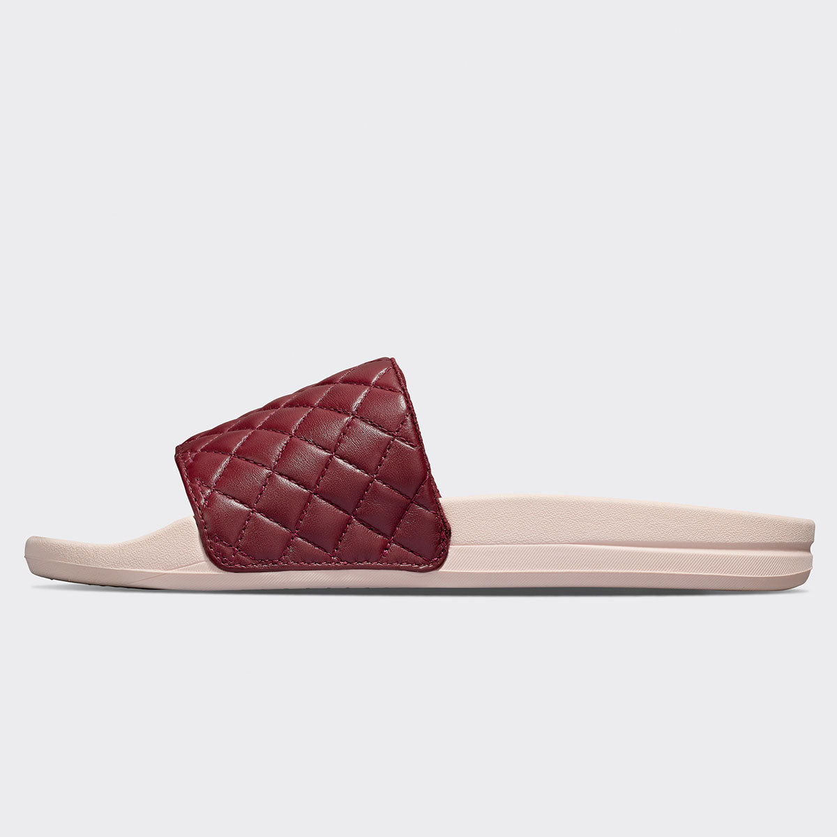 Men's Lusso Slide Burgundy / Creme view 3