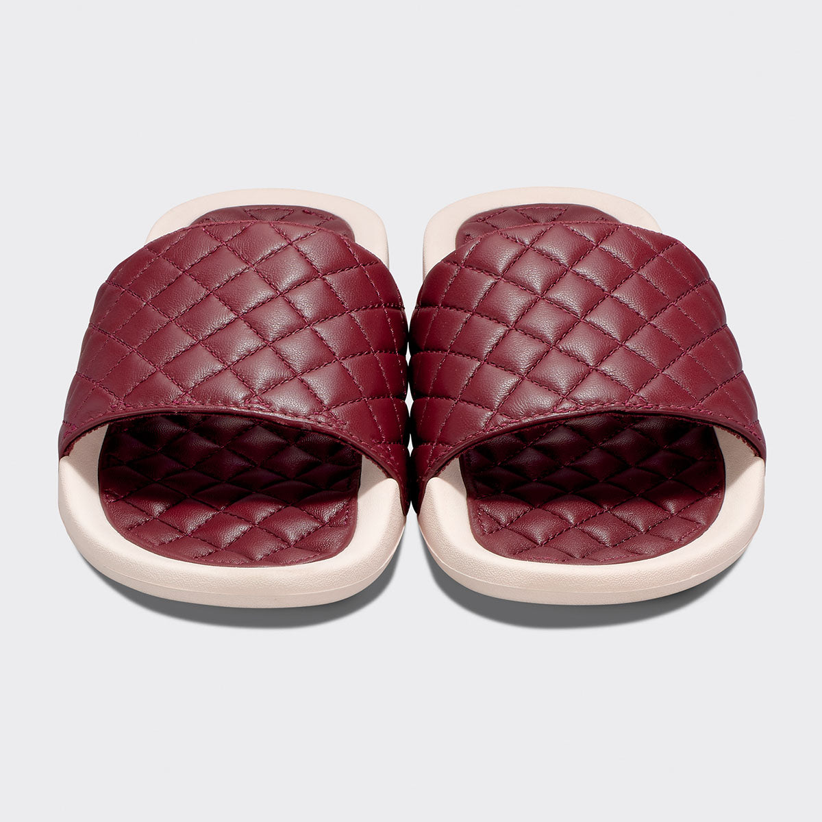 Men's Lusso Slide Burgundy / Creme view 5