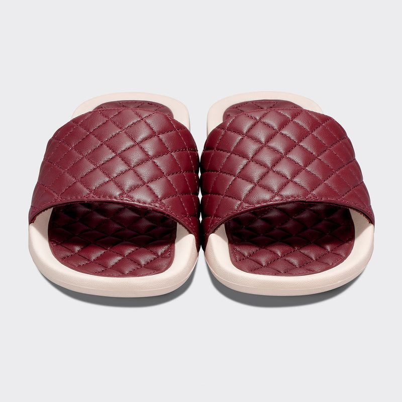 Men's Lusso Slide Burgundy / Creme view 5