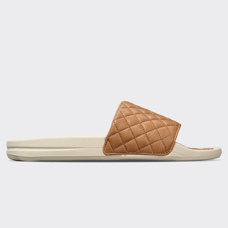 Women's Lusso Slide Caramel / Pristine view 2