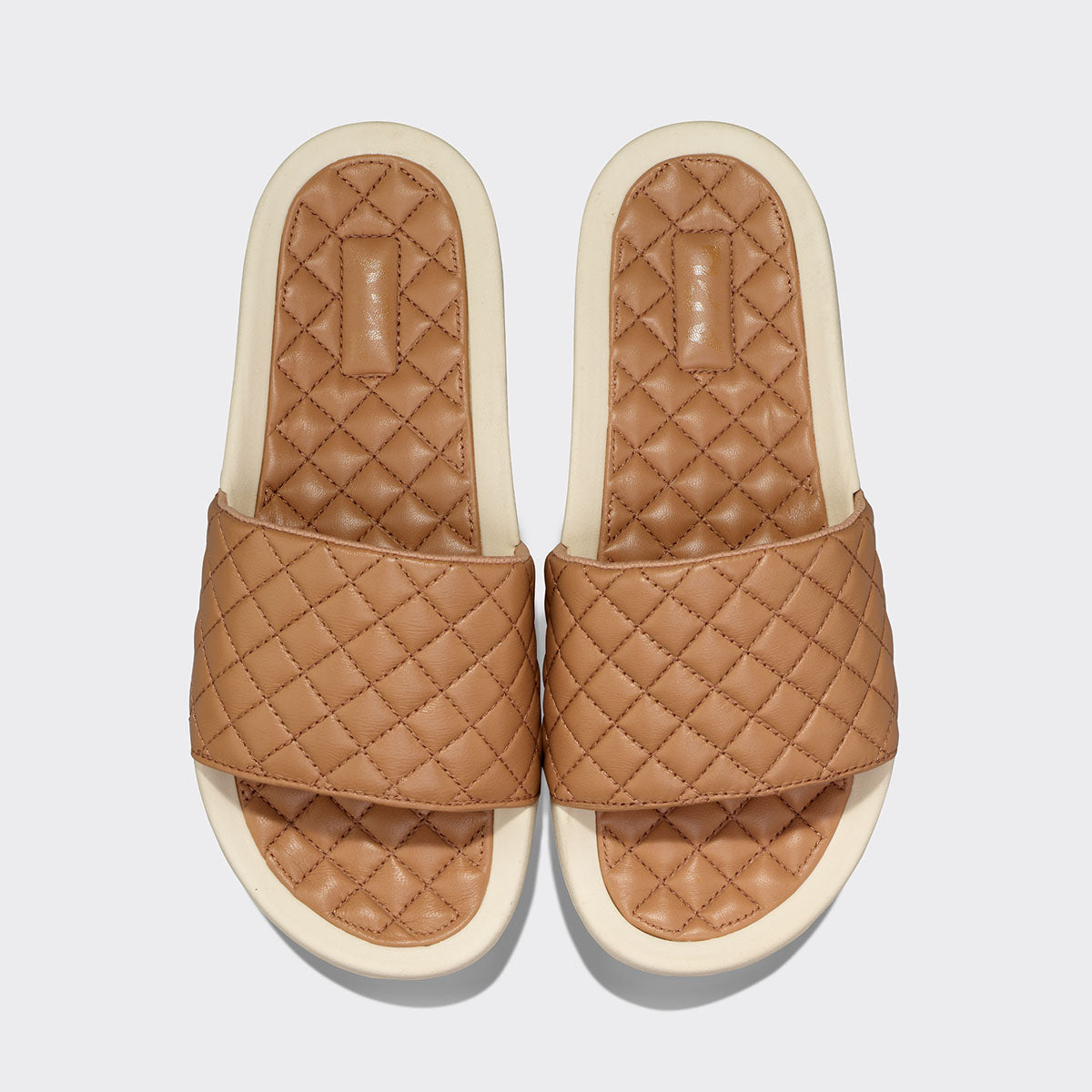 Women's Lusso Slide Caramel / Pristine view 1