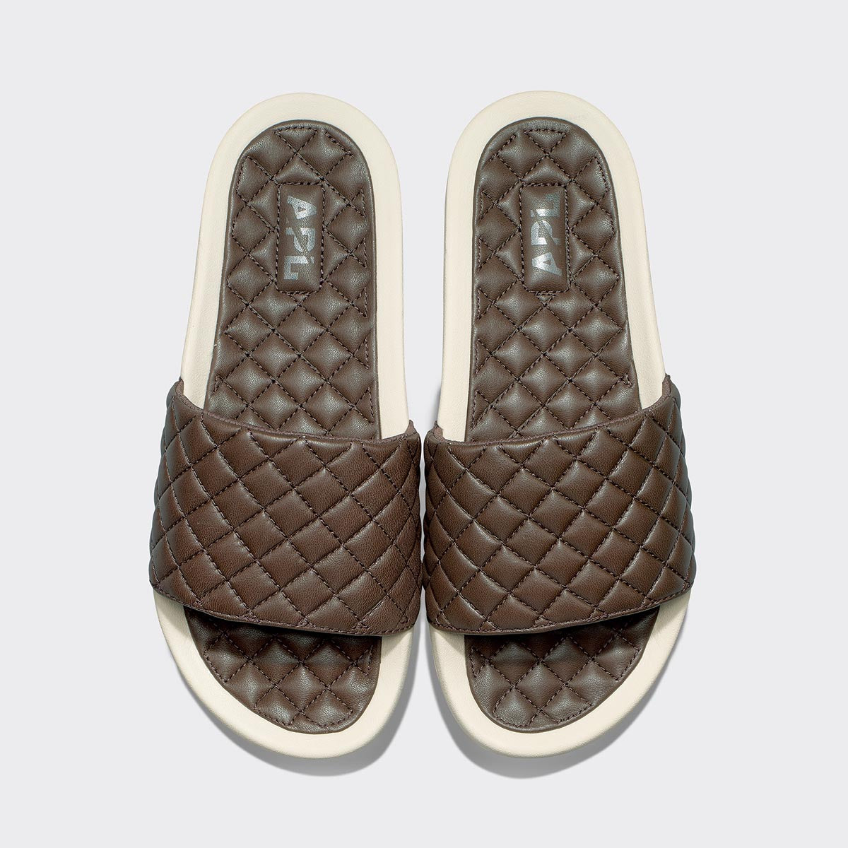 Men's Lusso Slide Chocolate / Pristine view 1