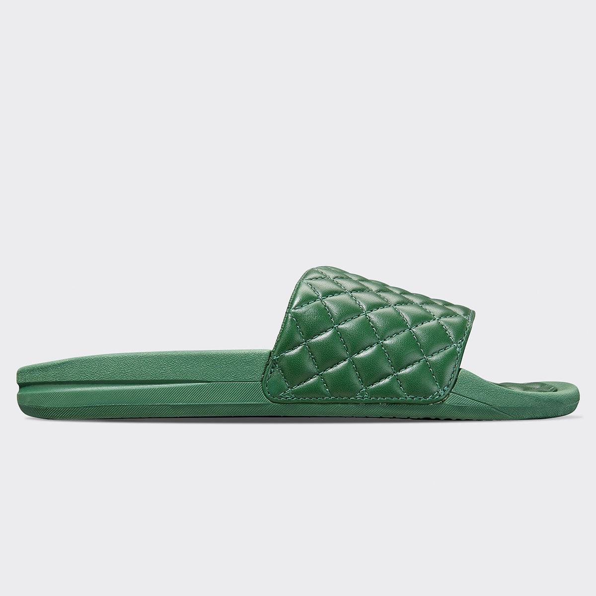 Women's Lusso Slide Dark Green view 3