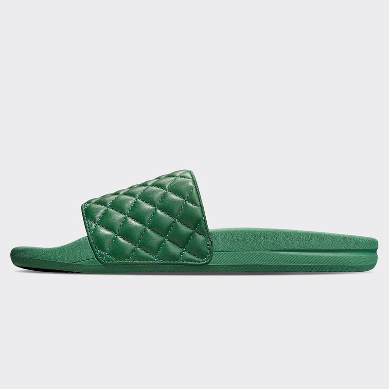 Men's Lusso Slide Dark Green view 4