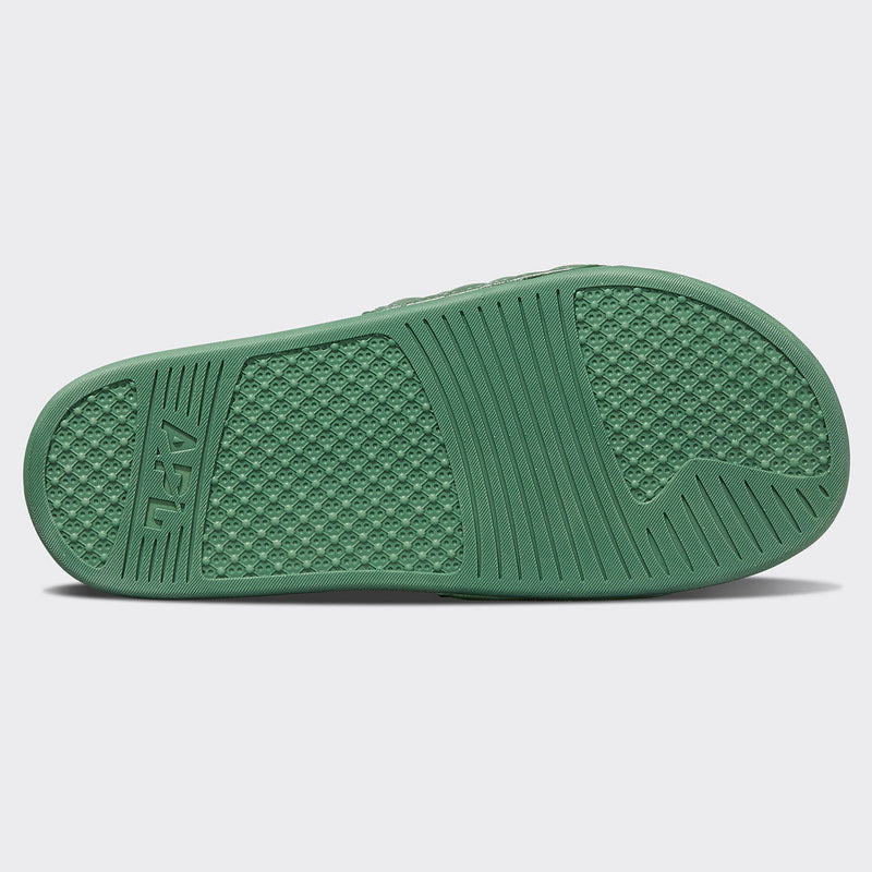 Men's Lusso Slide Dark Green view 7