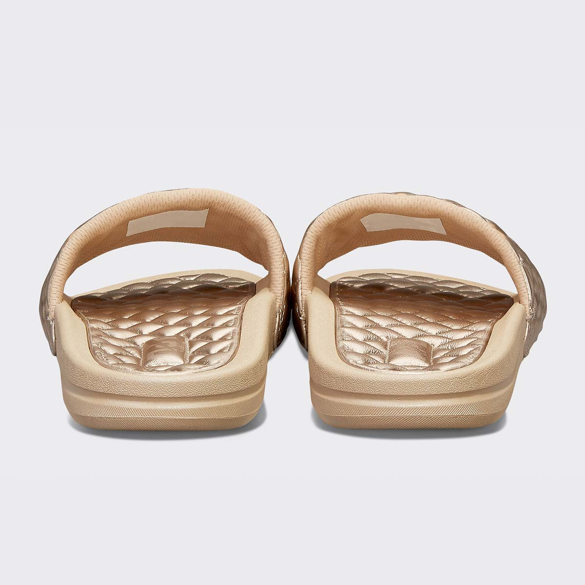 Women's Lusso Slide Metallic Champagne view 4