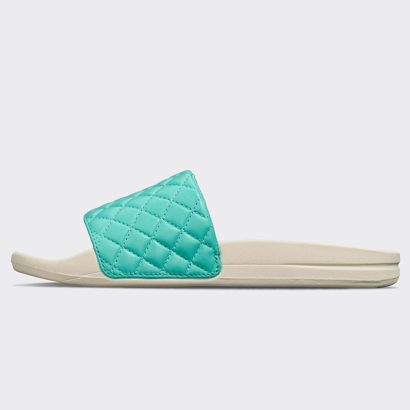 Women's Lusso Slide Mint / Pristine view 3