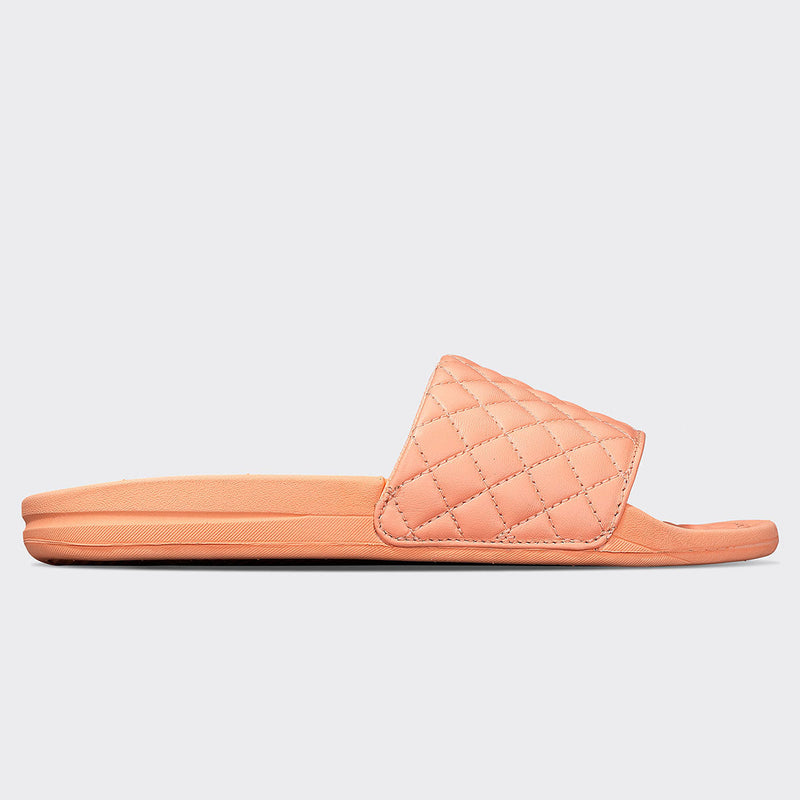 Women's Lusso Slide Neon Peach view 2