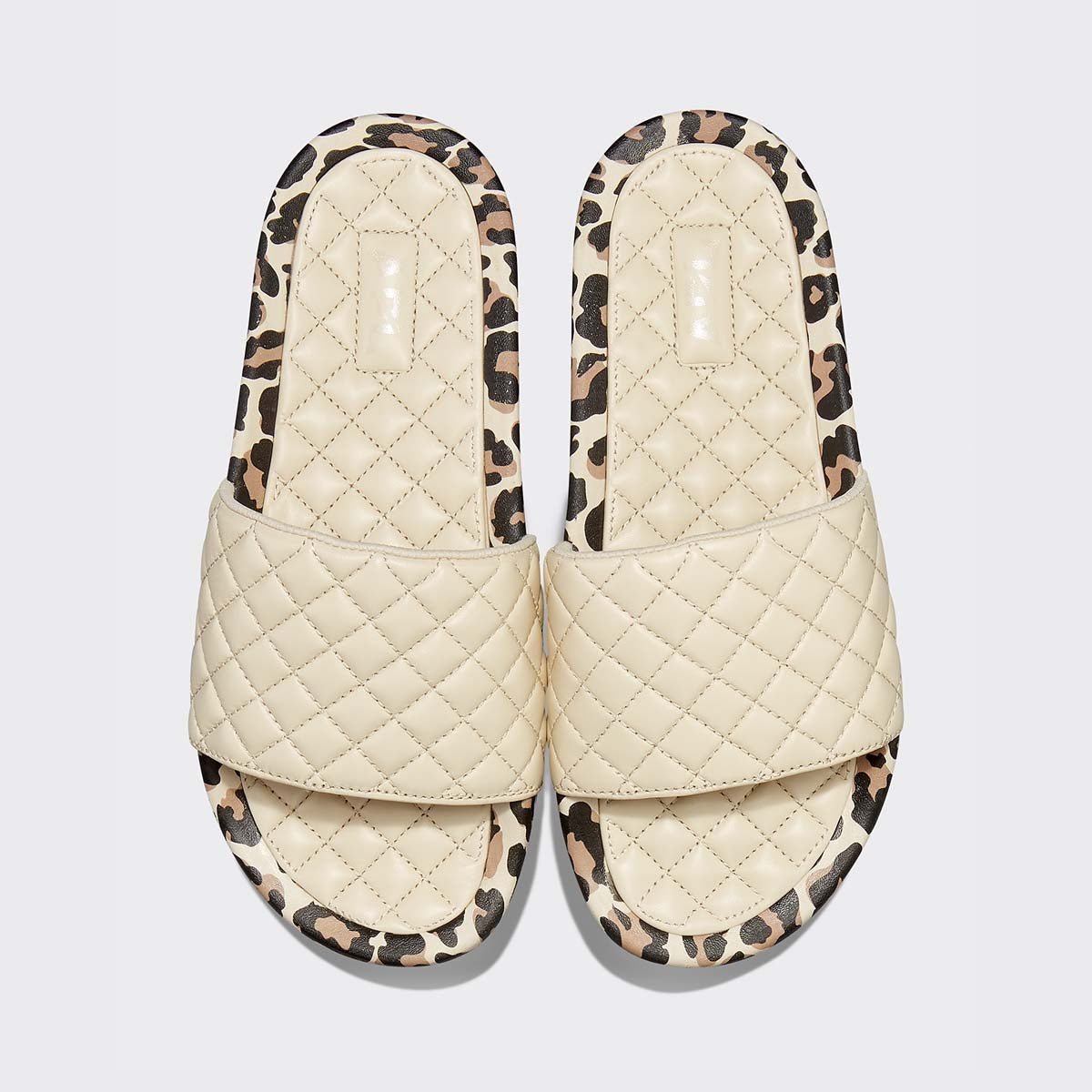 Men's Lusso Slide Parchment / Leopard view 1
