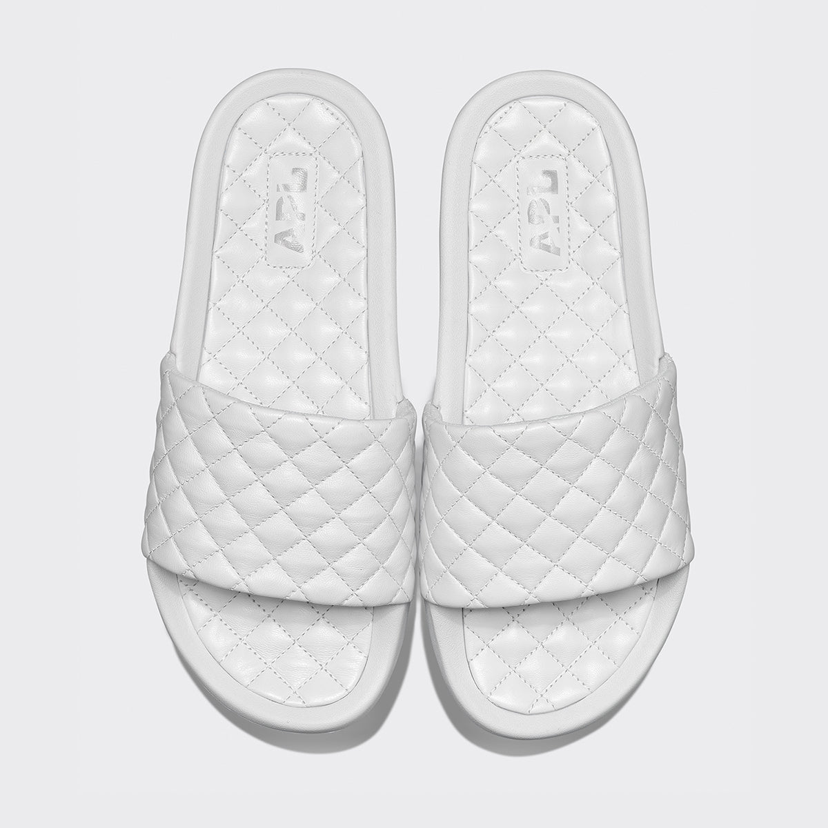 Women's Lusso Slide White view 1