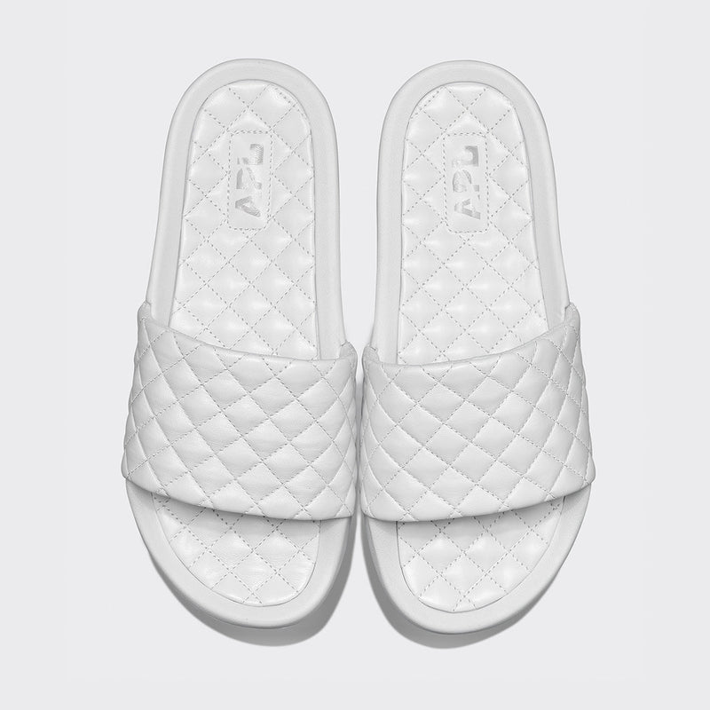 Women's Lusso Slide White view 1