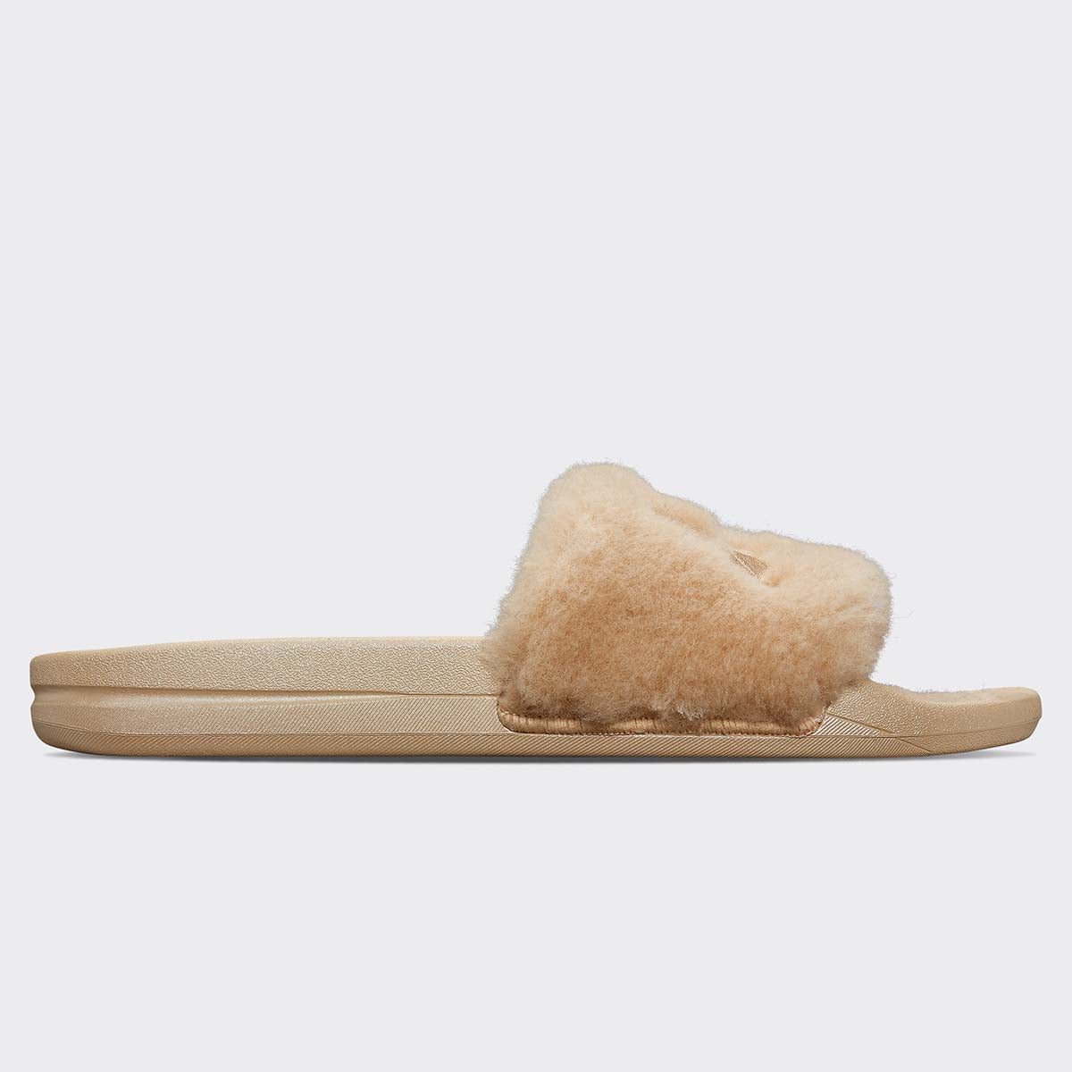 Women's Shearling Slide Champagne view 2