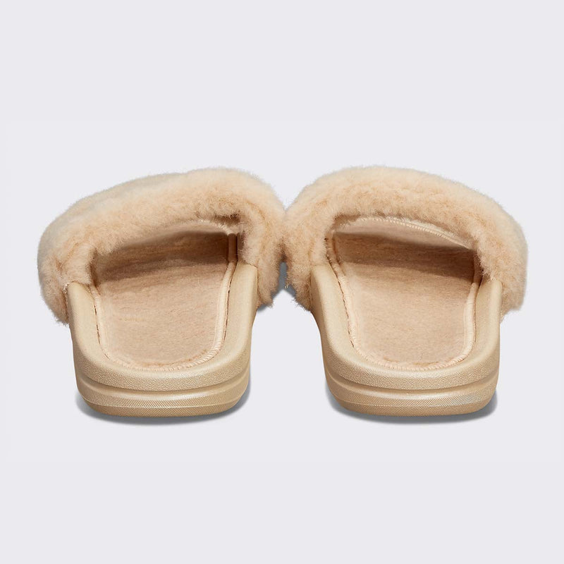 Women's Shearling Slide Champagne view 4