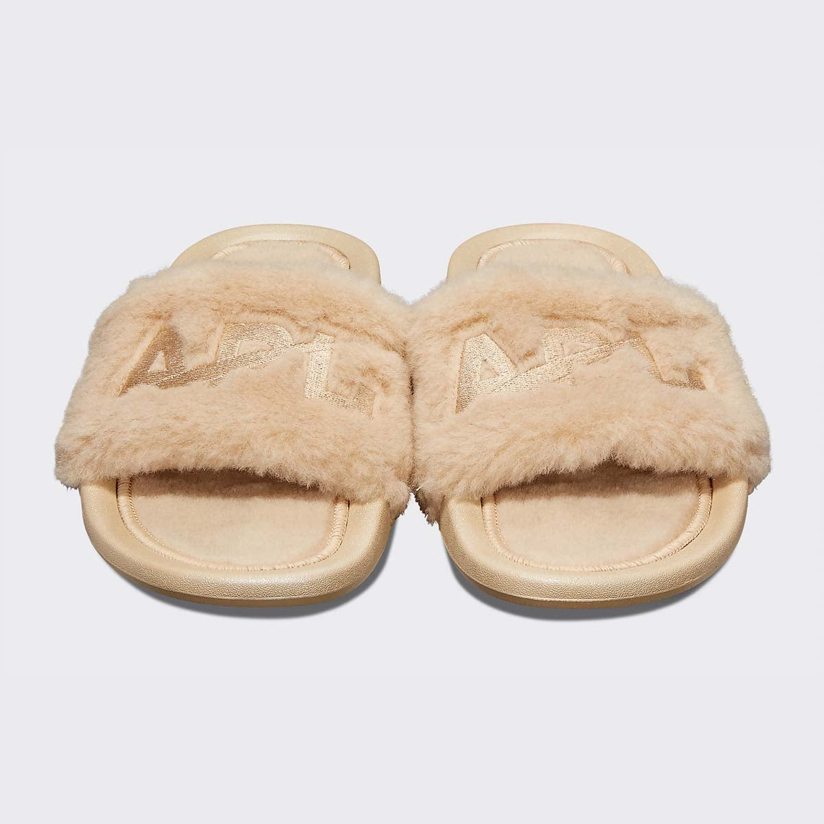 Women's Shearling Slide Champagne view 5