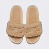 Women's Shearling Slide Champagne
