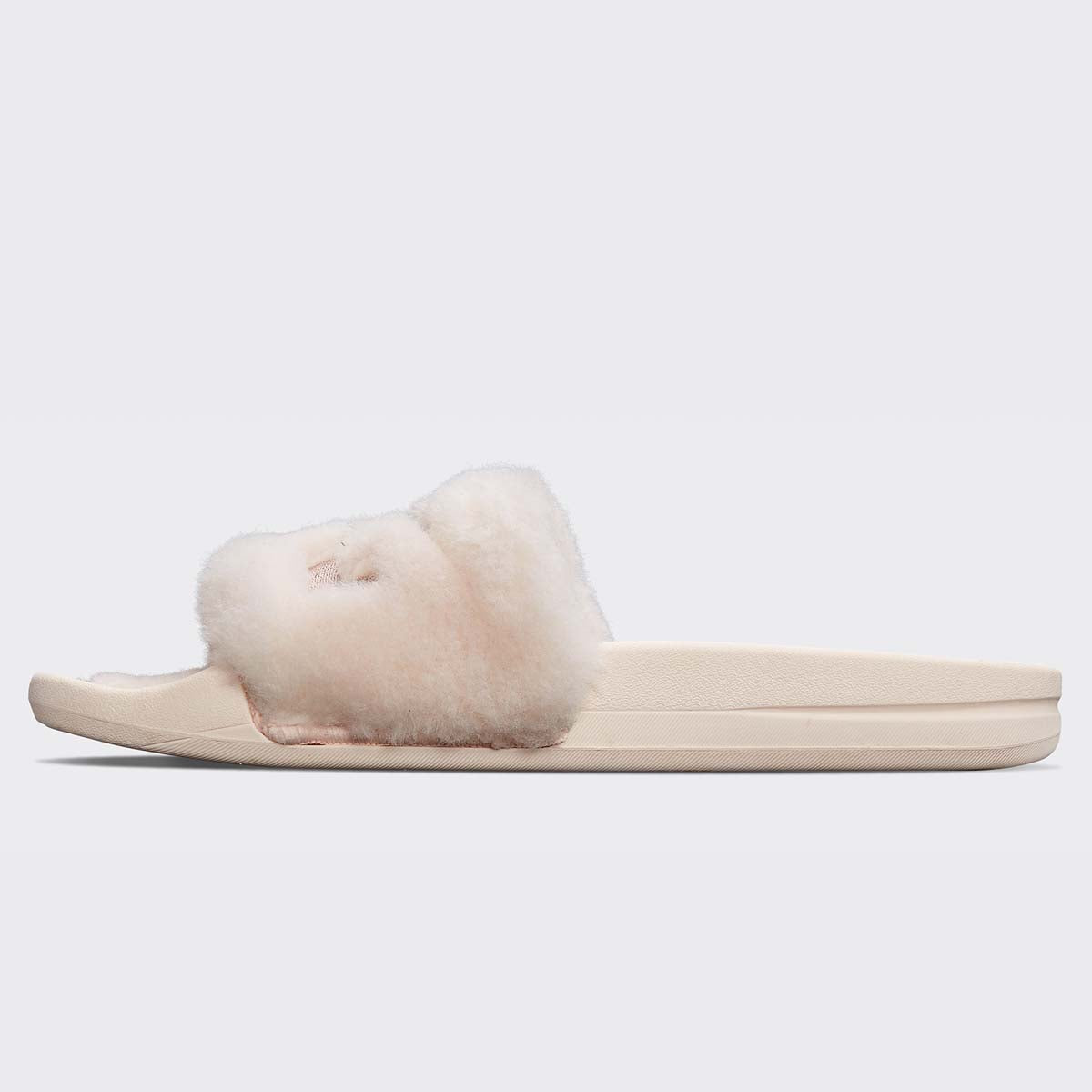 Women's Shearling Slide Creme / Rose Dust view 3