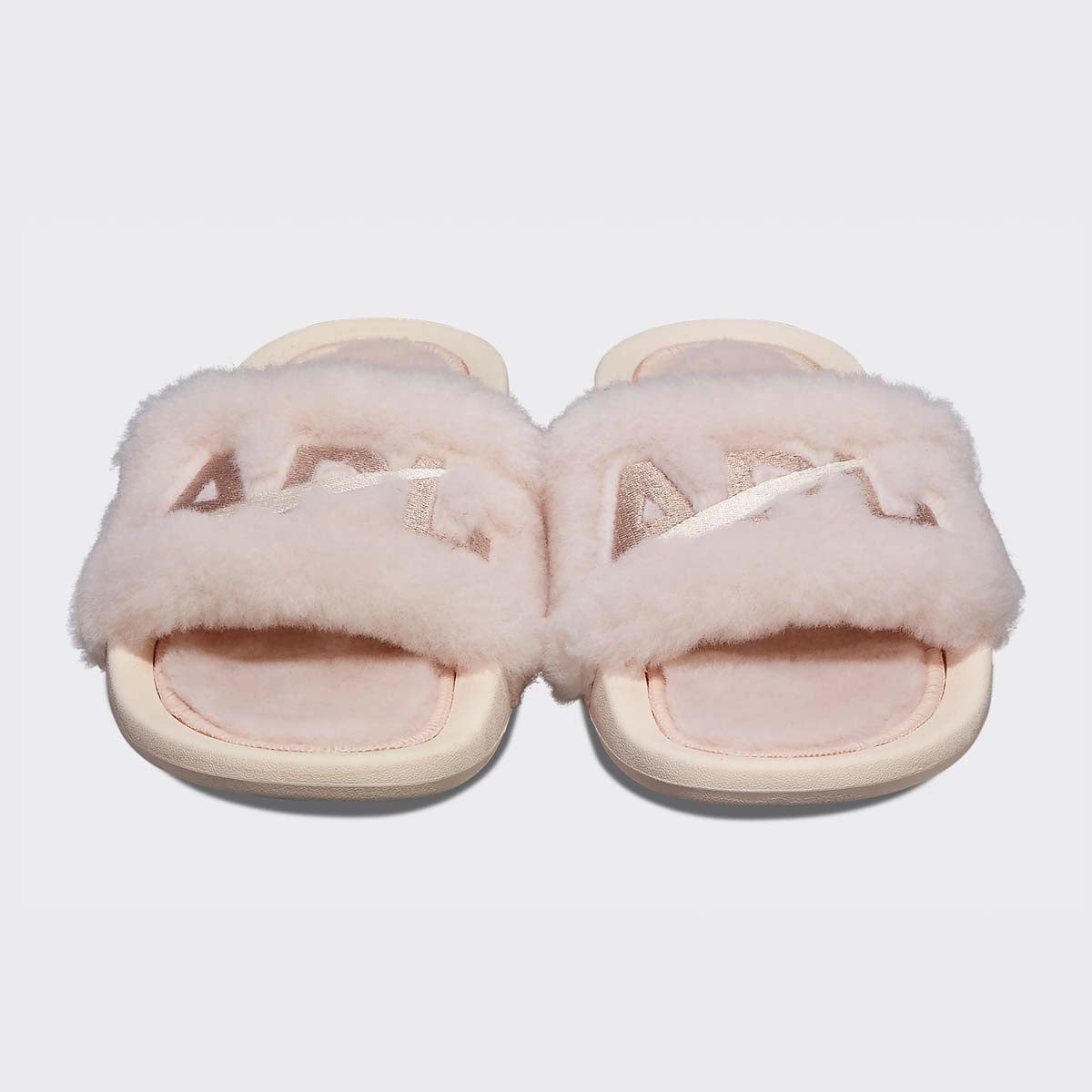 Women's Shearling Slide Creme / Rose Dust view 5