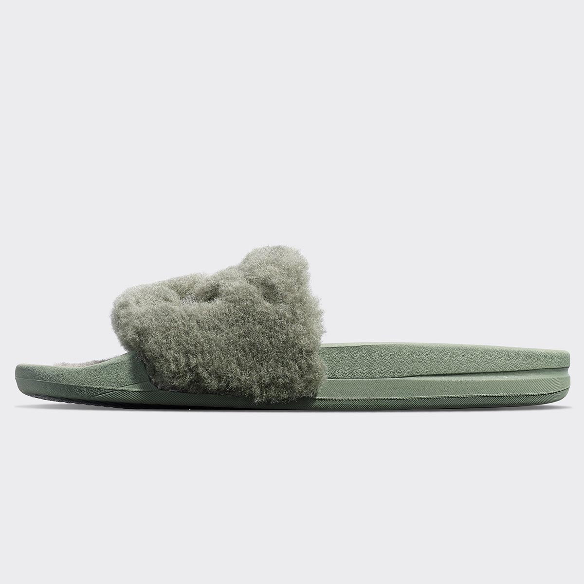 Men's Shearling Slide Fatigue view 3