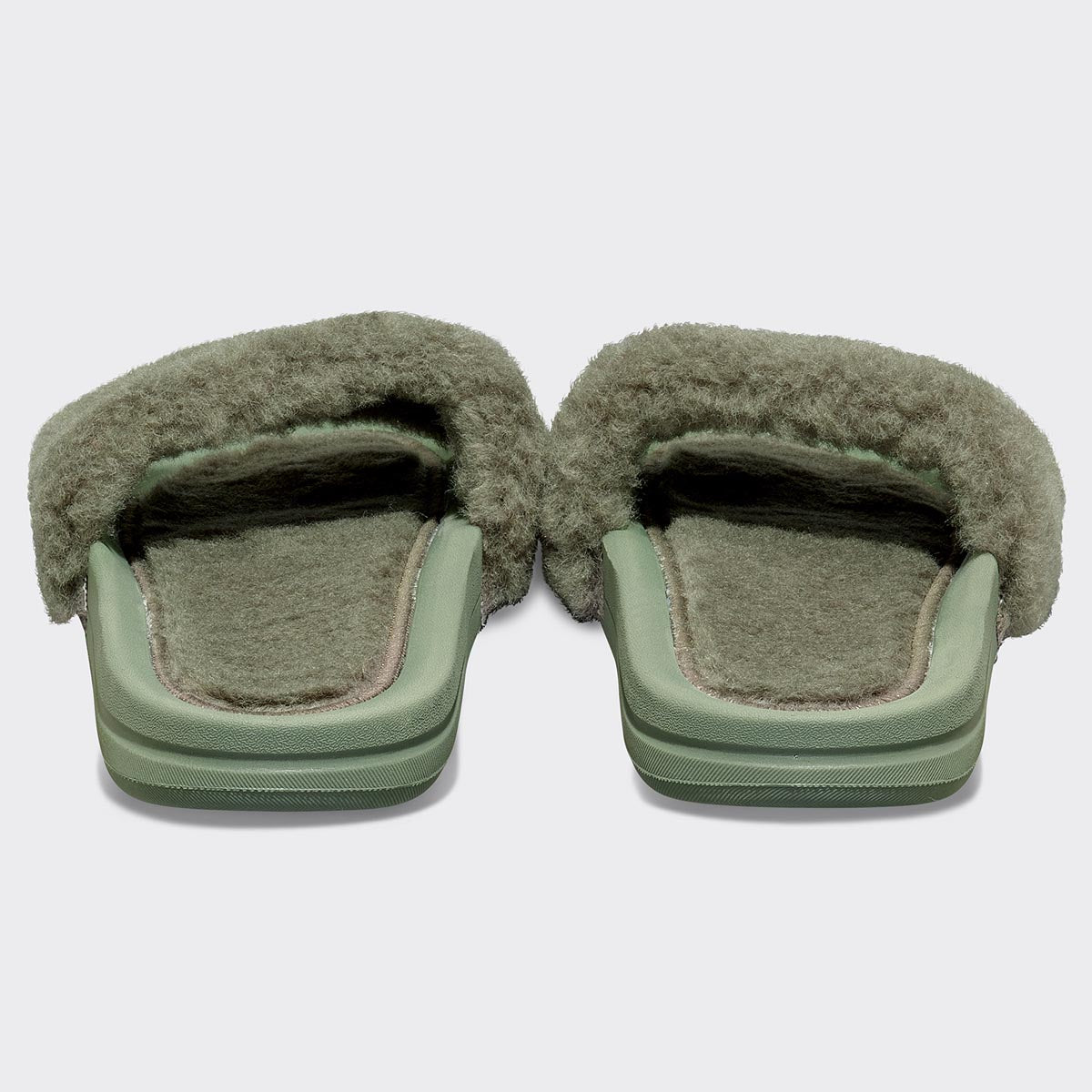 Men's Shearling Slide Fatigue view 4