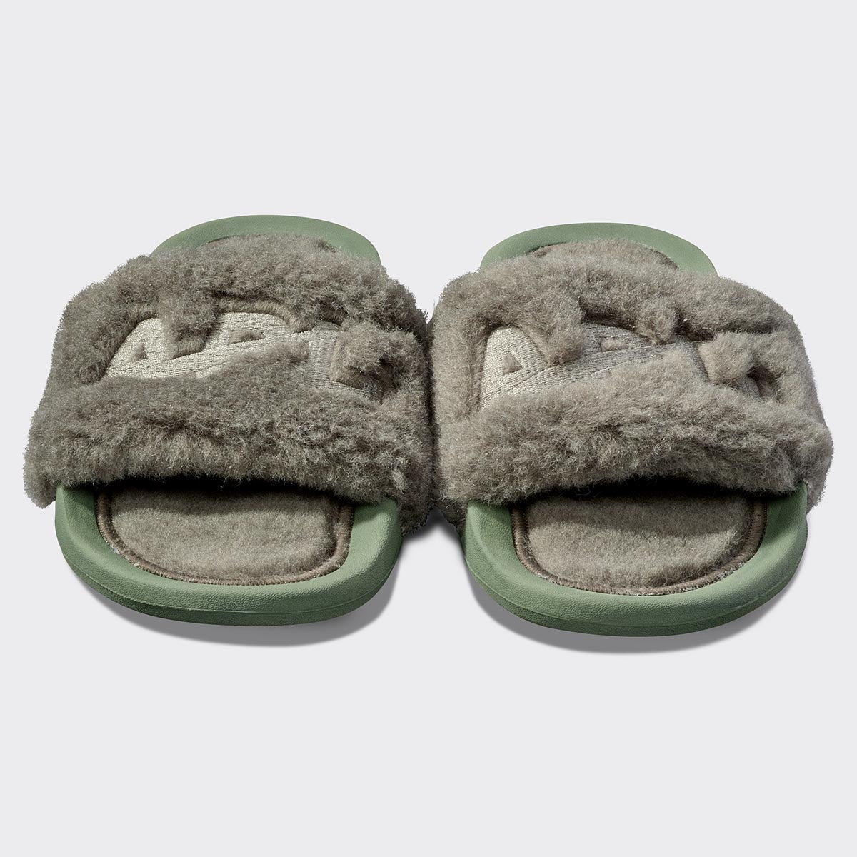 Men's Shearling Slide Fatigue view 5