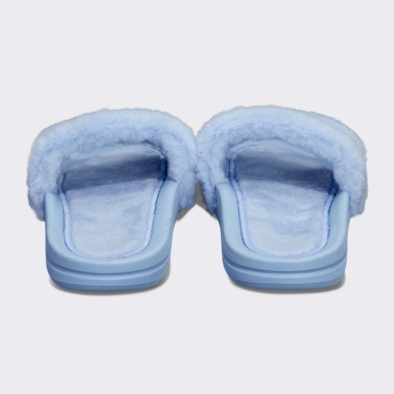 Women's Shearling Slide Ice Blue view 4