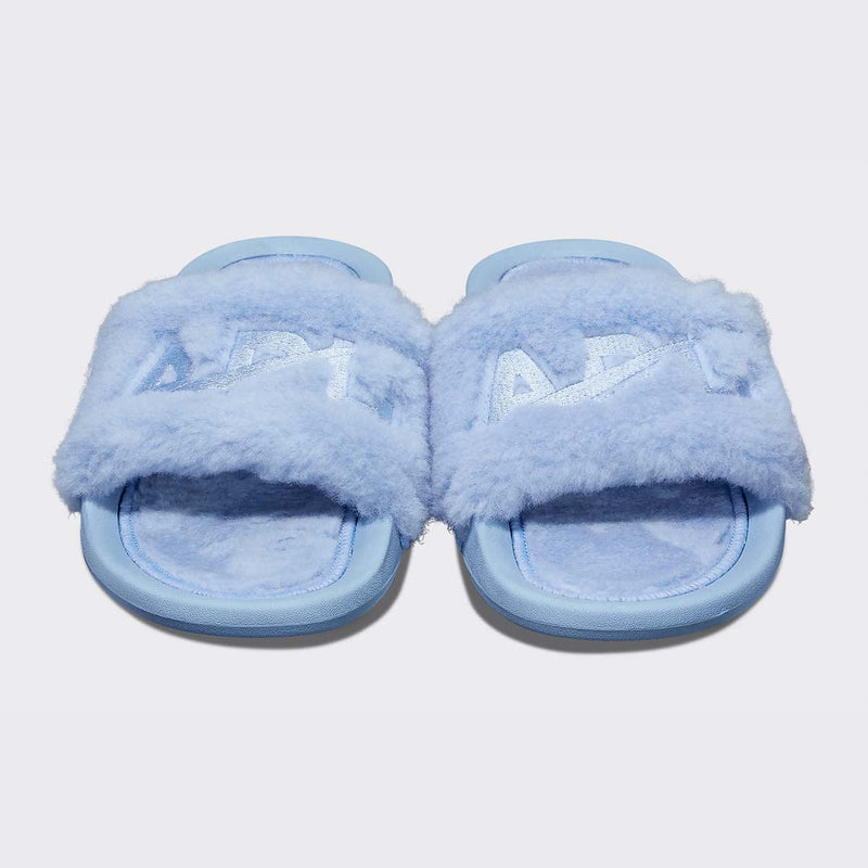 Men's Shearling Slide Ice Blue view 5