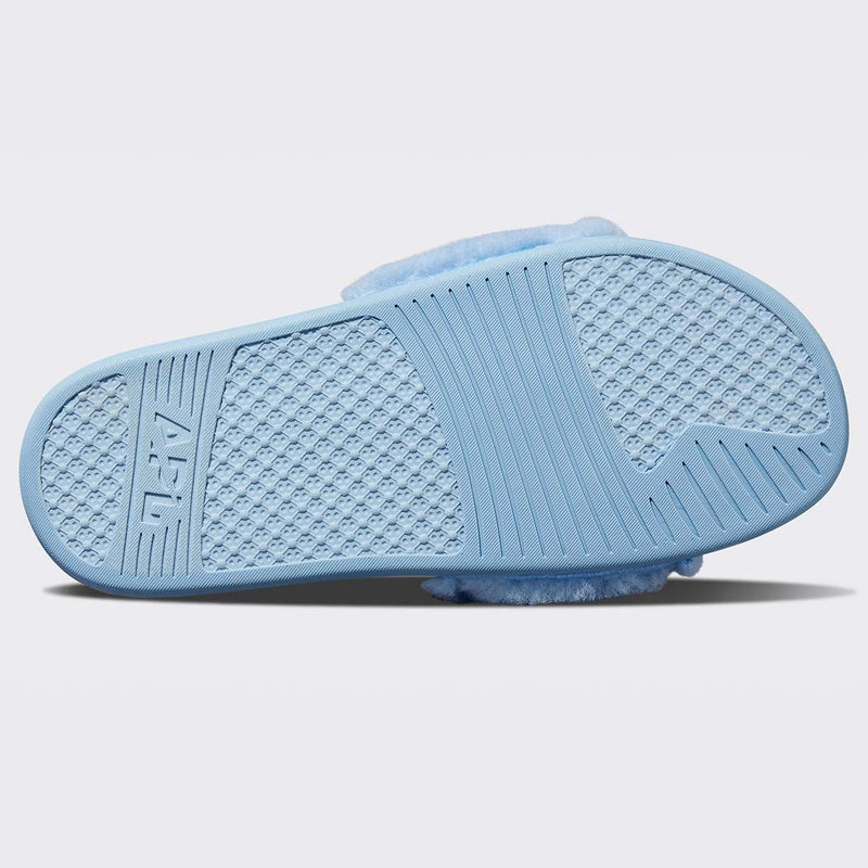 Men's Shearling Slide Ice Blue view 6