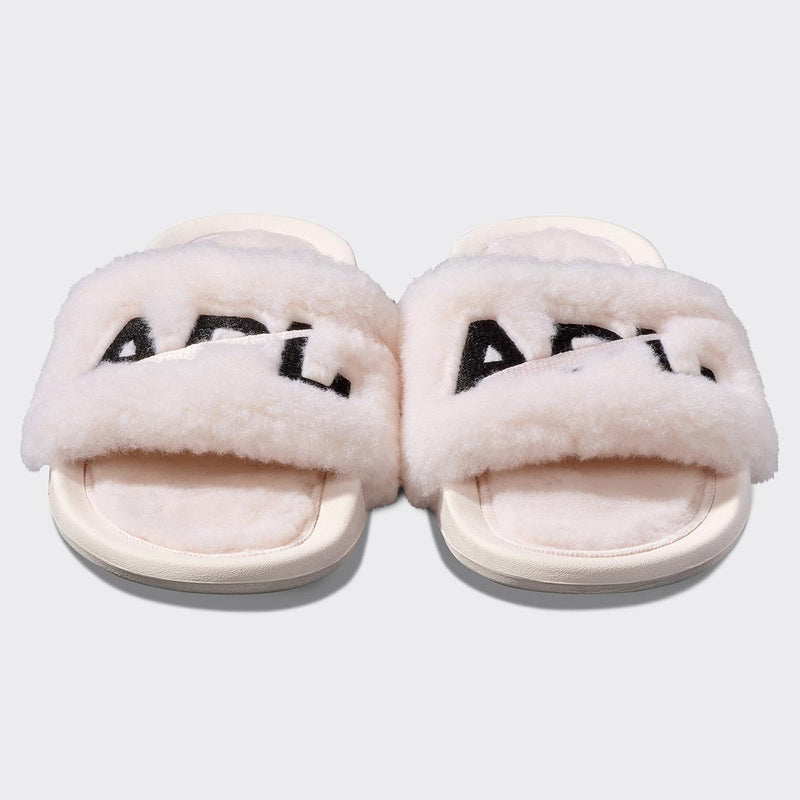 Women's Shearling Slide Sea Salt / Black view 5