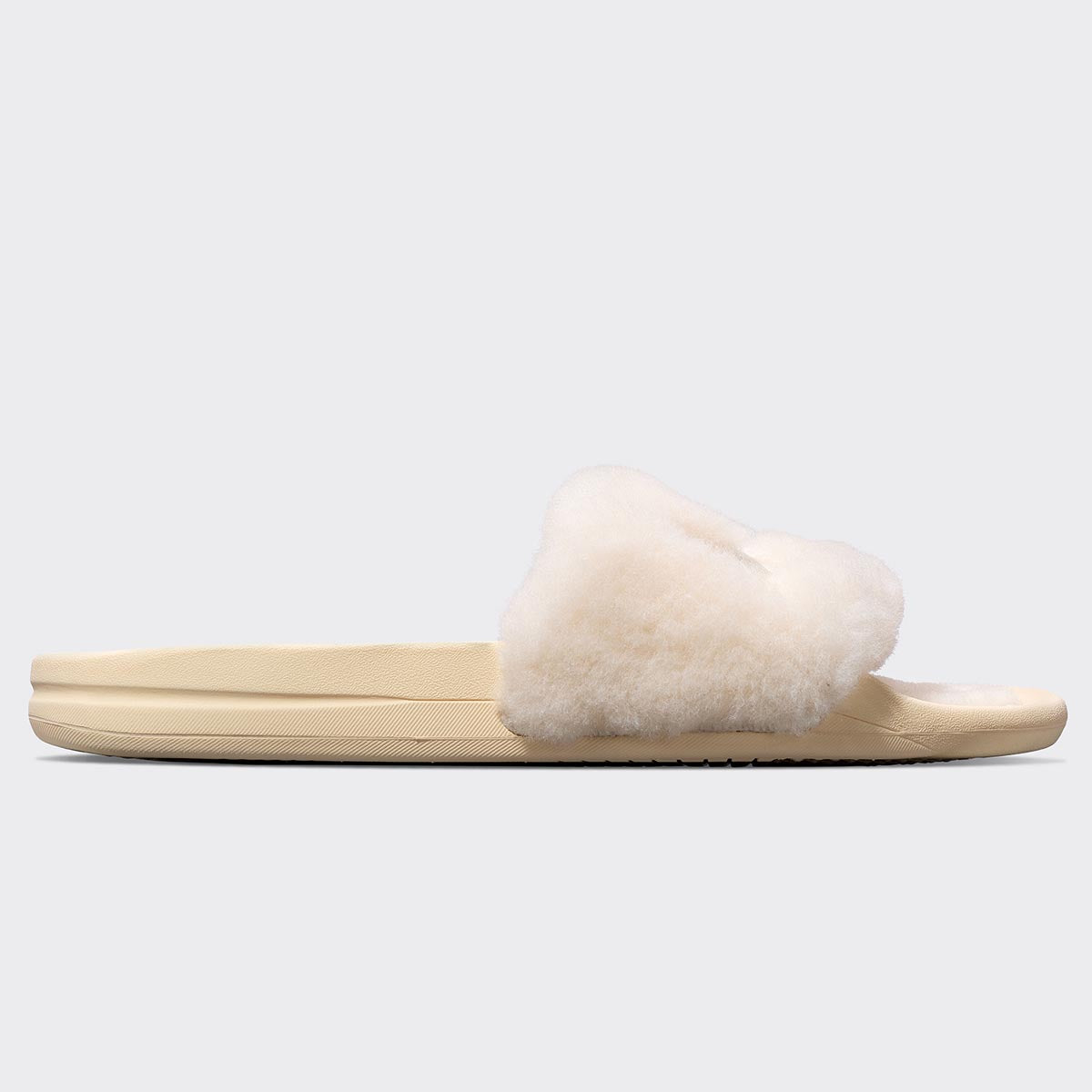 Women's Shearling Slide Vanilla view 2