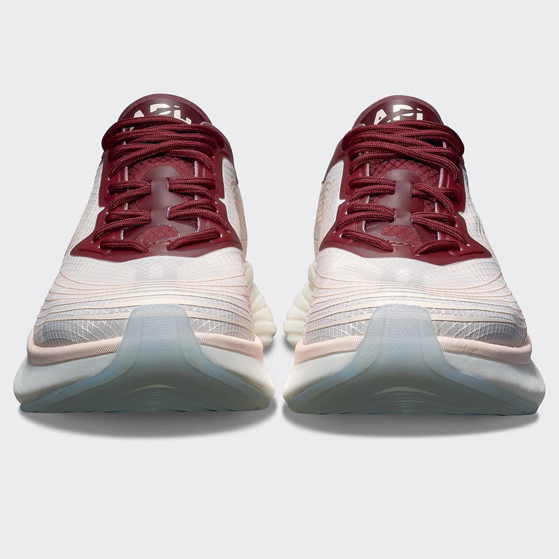 Women's Streamline Creme / Burgundy / White view 4