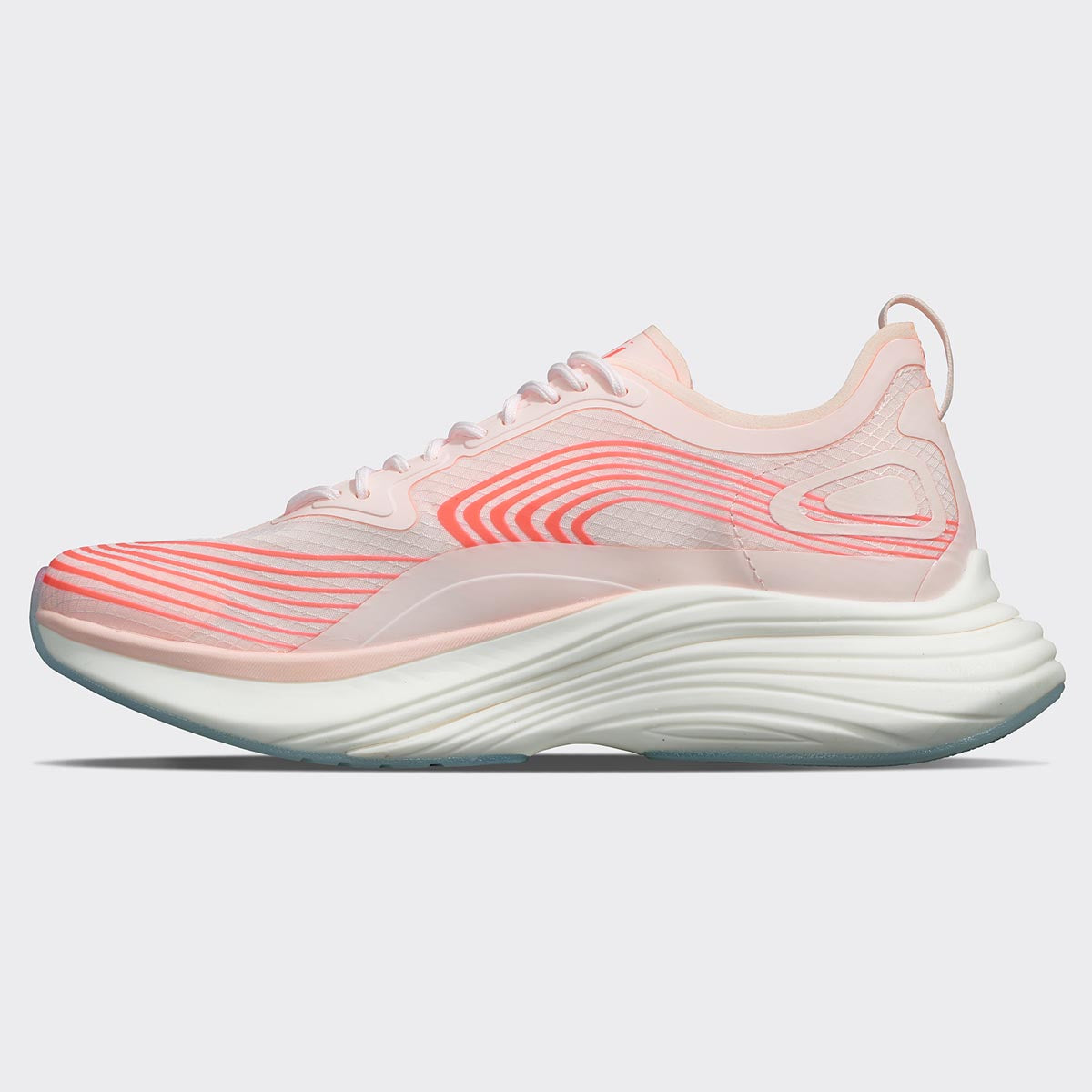 Women's Streamline Creme / Magma / White view 2