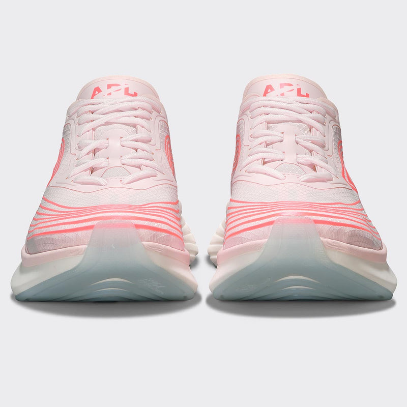 Women's Streamline Creme / Magma / White view 4
