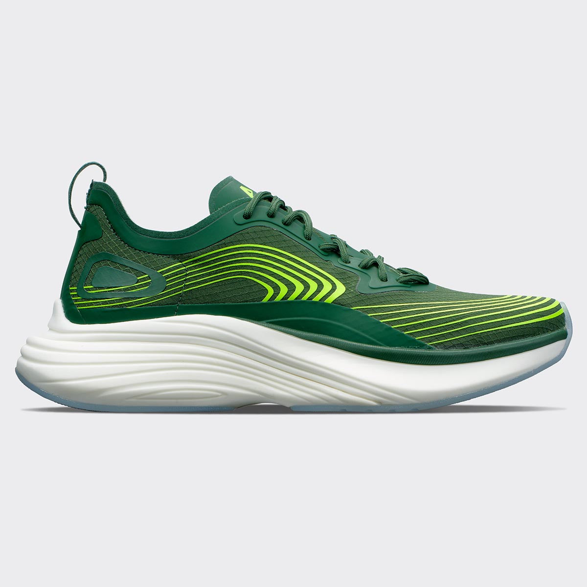 Men's Streamline Dark Green / Energy / White view 1