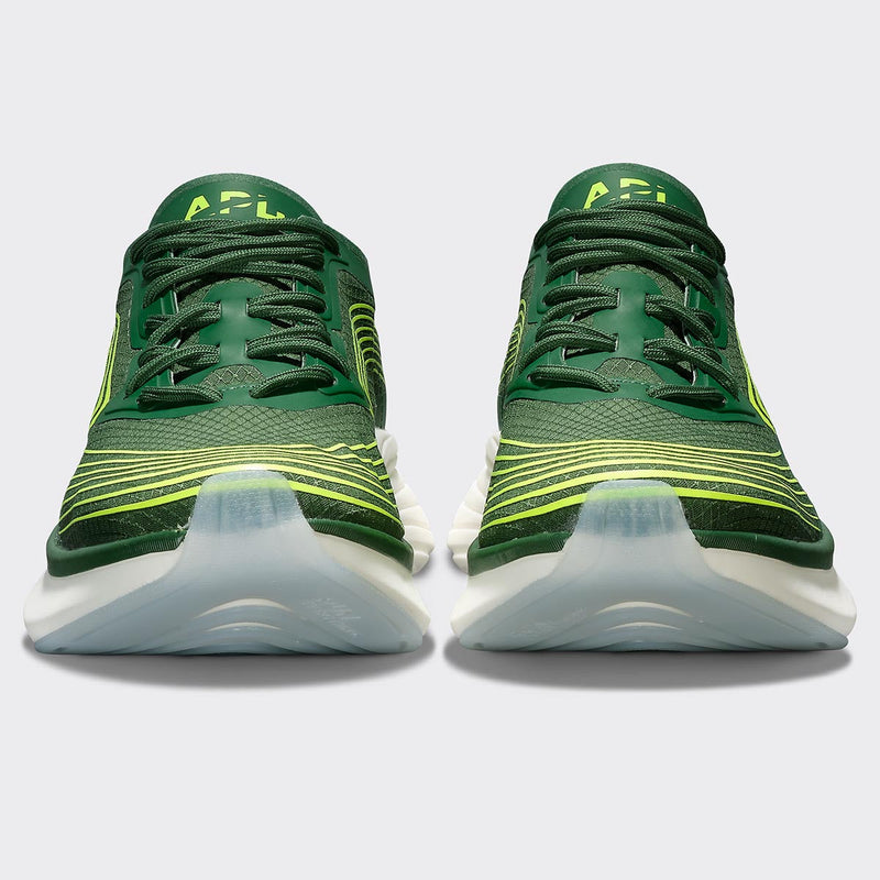 Men's Streamline Dark Green / Energy / White view 4