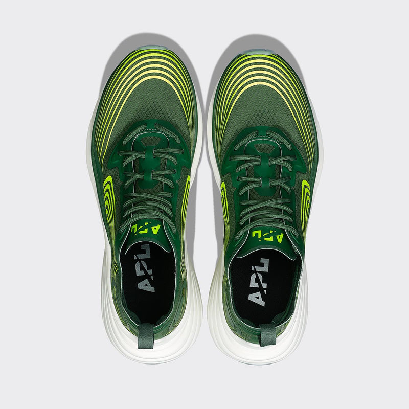 Men's Streamline Dark Green / Energy / White view 5