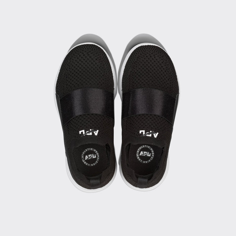 Youth's TechLoom Bliss Black / White view 2