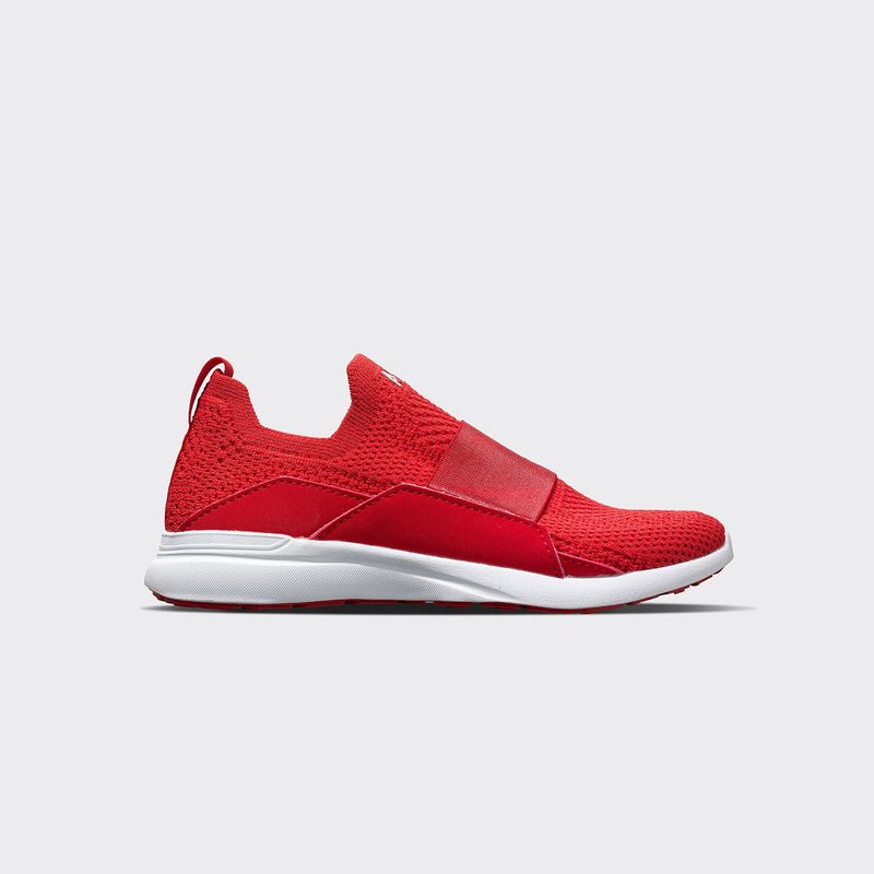 Youth's TechLoom Bliss Red / White view 1