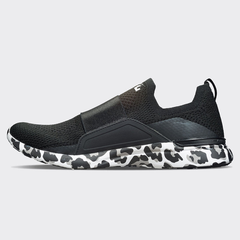 Women's TechLoom Bliss Black / White / Leopard view 2