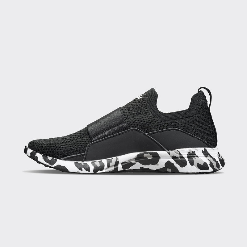 Youth's TechLoom Bliss Black / White / Leopard view 2