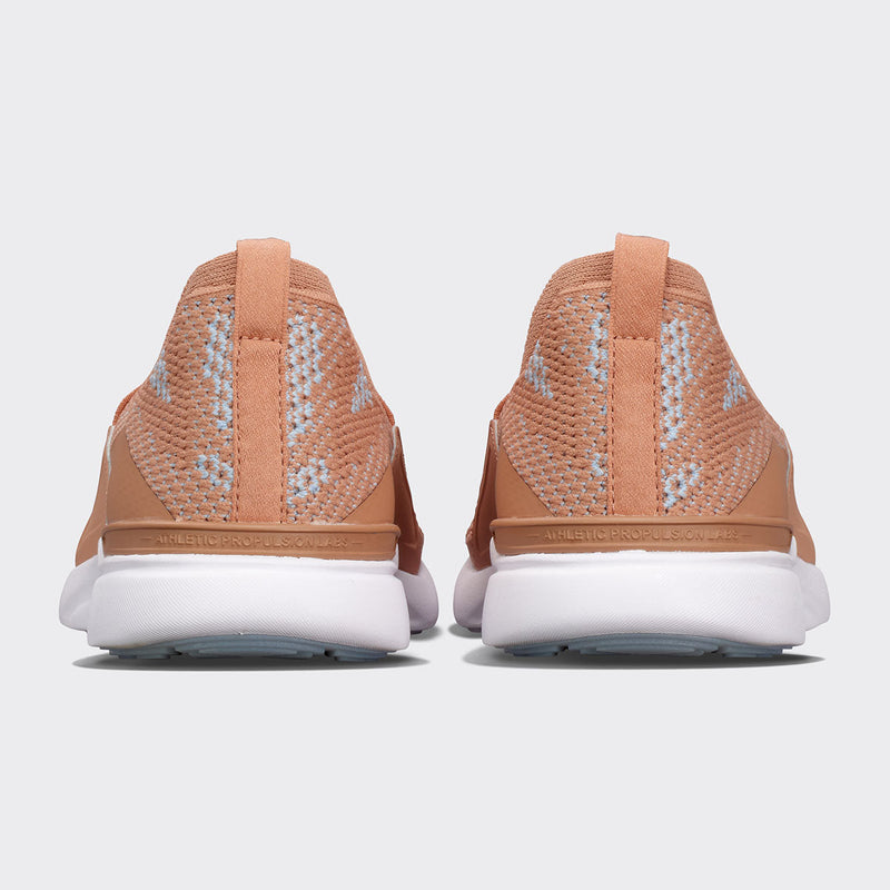 Men's TechLoom Bliss Caramel / Ice Blue / White view 3
