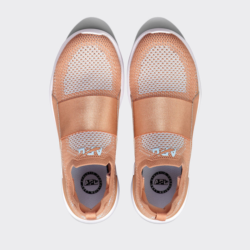 Women's TechLoom Bliss Caramel / Ice Blue / White view 5