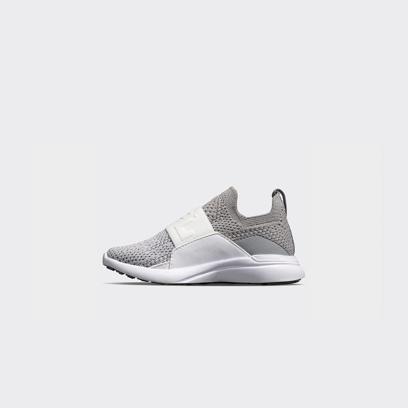 Kid's TechLoom Bliss Cement / White / Melange view 2