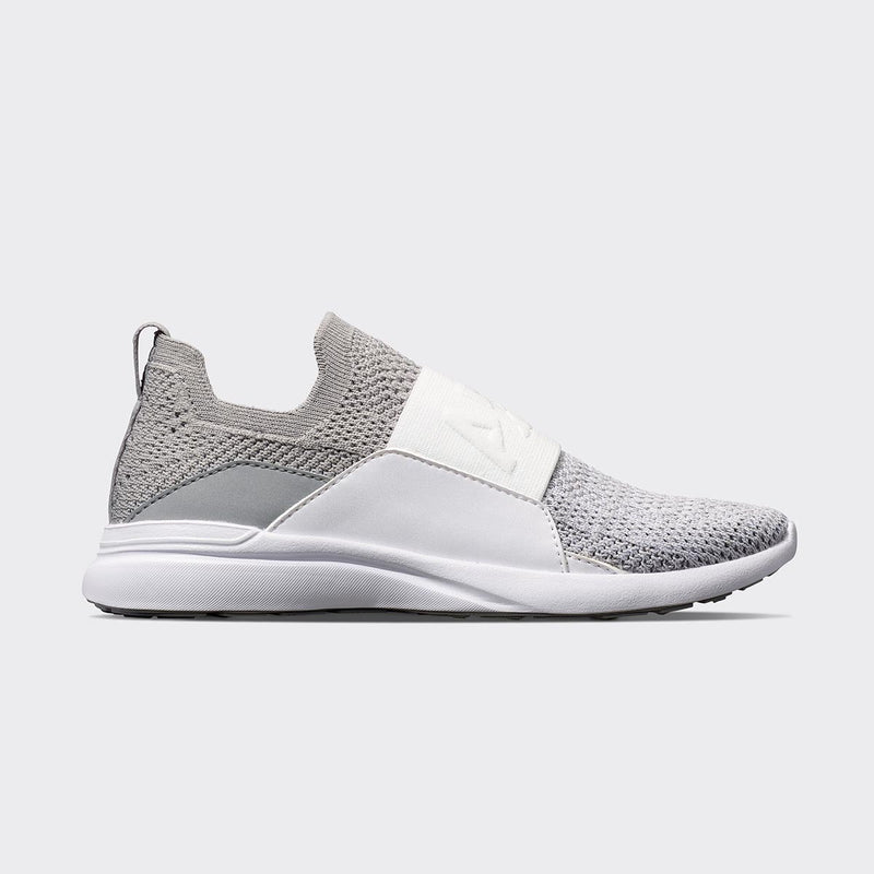 Youth's TechLoom Bliss Cement / White / Melange view 1
