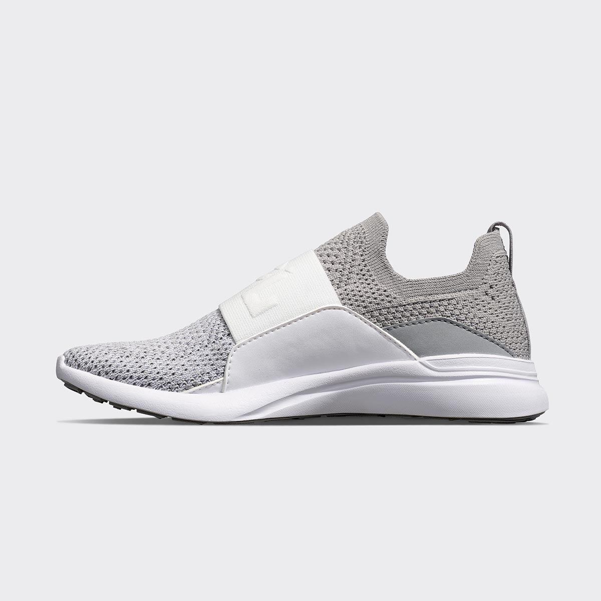 Youth's TechLoom Bliss Cement / White / Melange view 2
