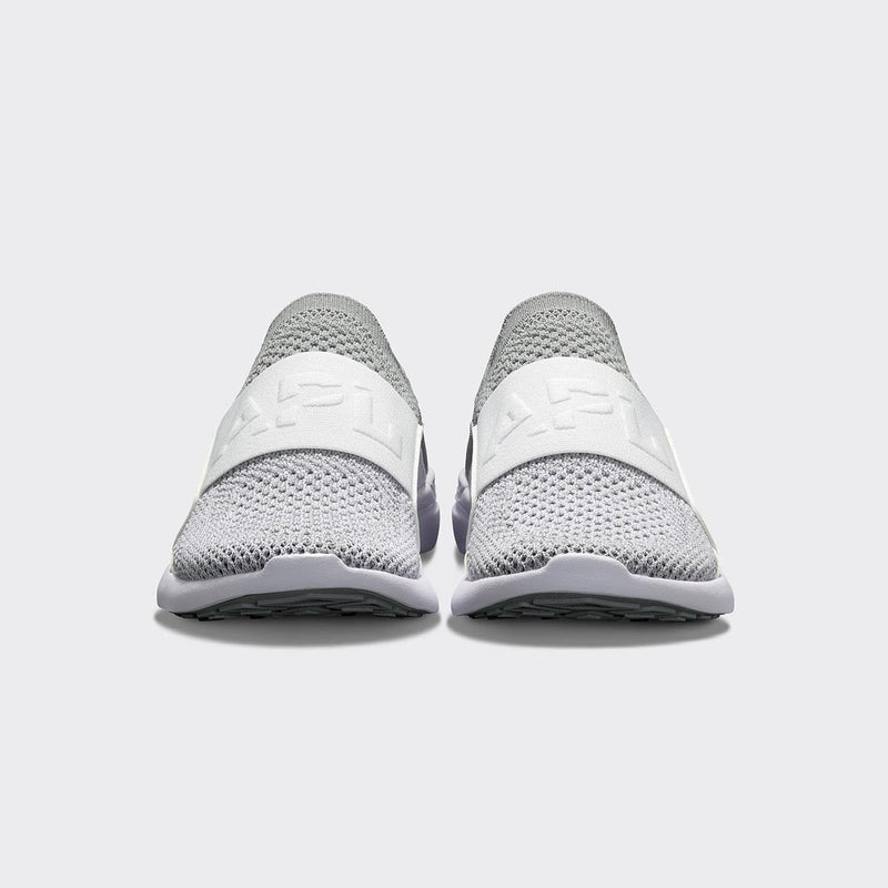 Youth's TechLoom Bliss Cement / White / Melange view 4