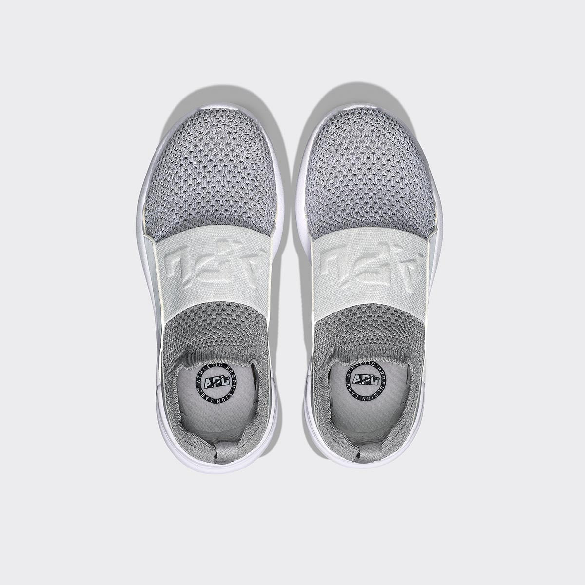 Youth's TechLoom Bliss Cement / White / Melange view 5