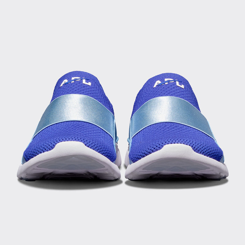 Men's TechLoom Bliss Cobalt / Ice Blue / White view 4